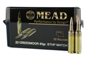 22 Creedmoor MEAD 85gr BTHP (20 rounds)