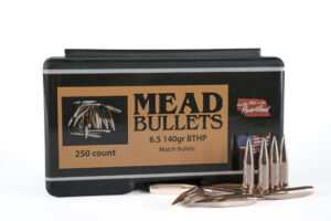 Mead 6.5mm, .264 dia. 140gr BTHP Match Bullets! (250 count)