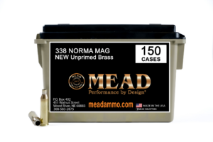 338 Norma Mag New Unprimed Brass! FREE Ammo Can! (150 count)