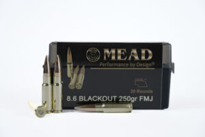 8.6 Blackout MEAD 250gr FMJ - SUBSONIC (20 rounds)