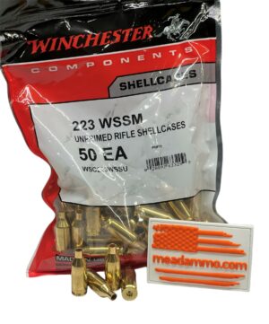 223 WSSM Winchester Unprimed Brass (50 count)